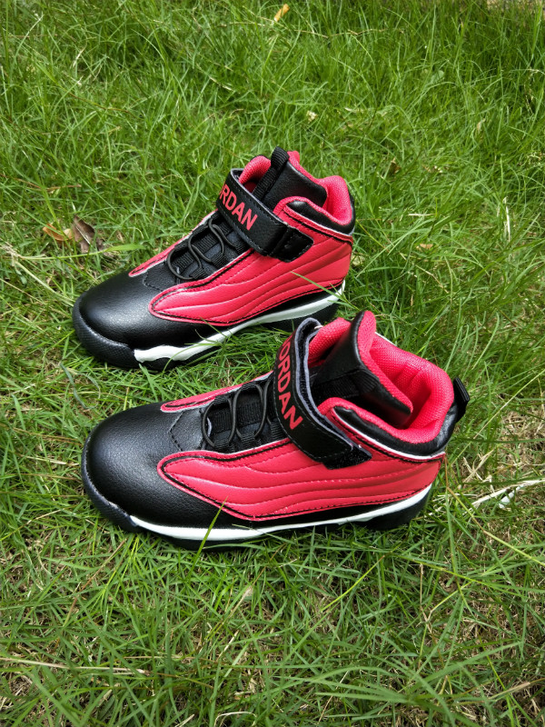 Kids Air Jordan 13.5 Pro Strong Red Black Shoes